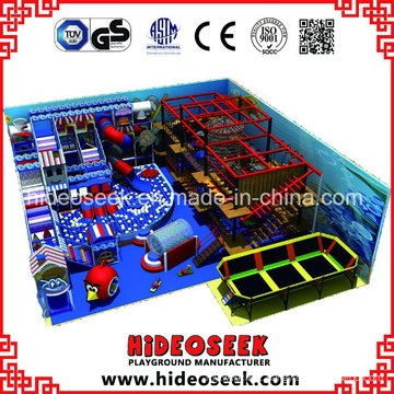 Sea Theme Children Indoor Playground Set with Gym Climbing Equipment